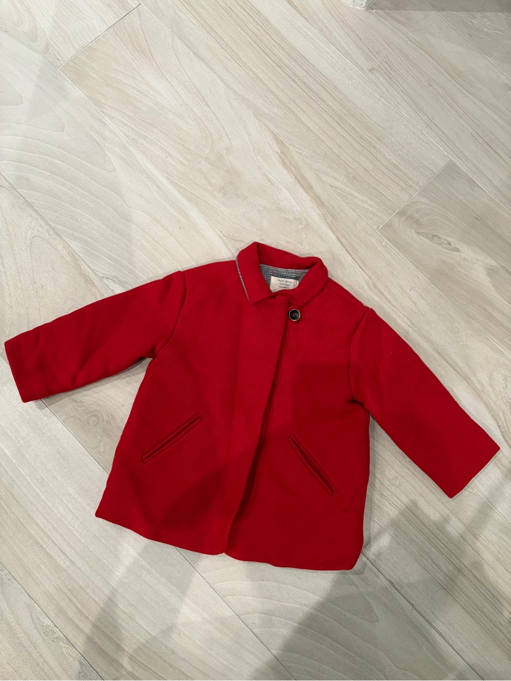 Classic Red girls' Wool-Blend Coat